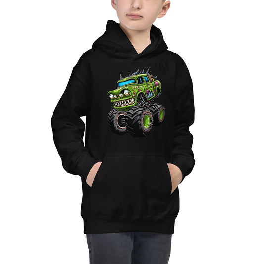 Monster Truck Original. Kids Hoodie