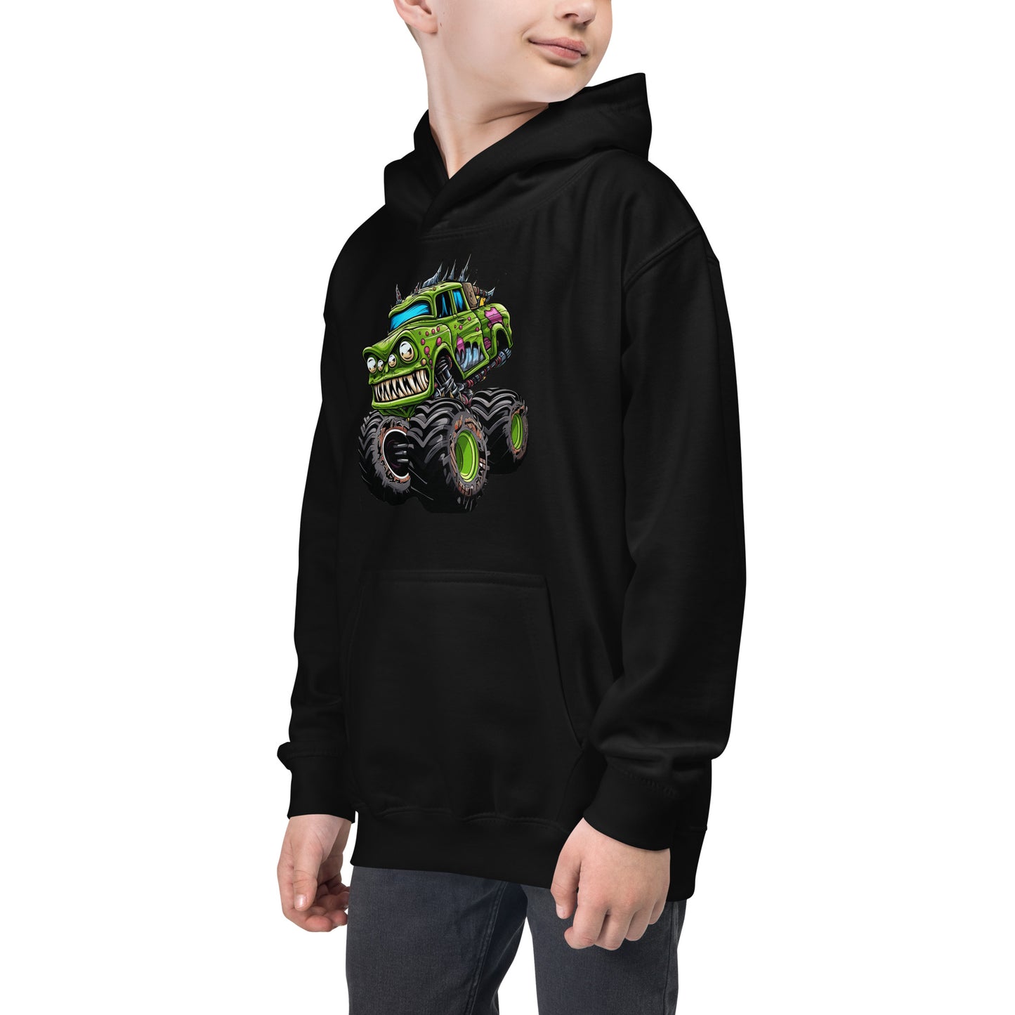 Monster Truck Original. Kids Hoodie