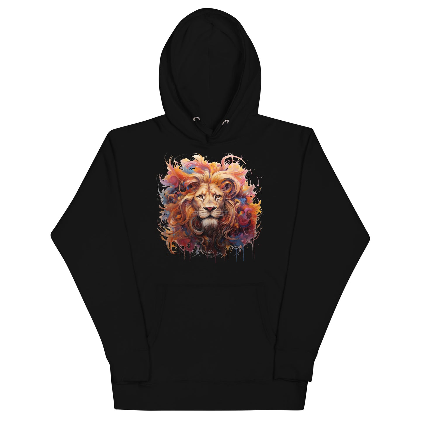 Mystical Lion Abstract. Unisex Hoodie