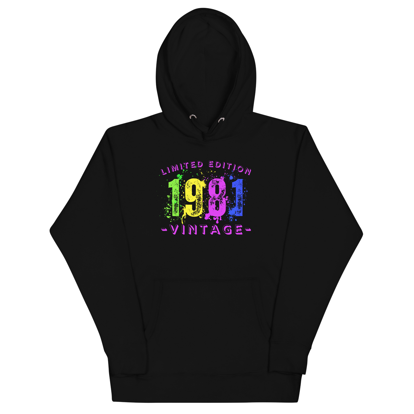 1981 Limited Edition, Vintage Unisex Hoodie Sweatshirt. A nod to nostalgia.