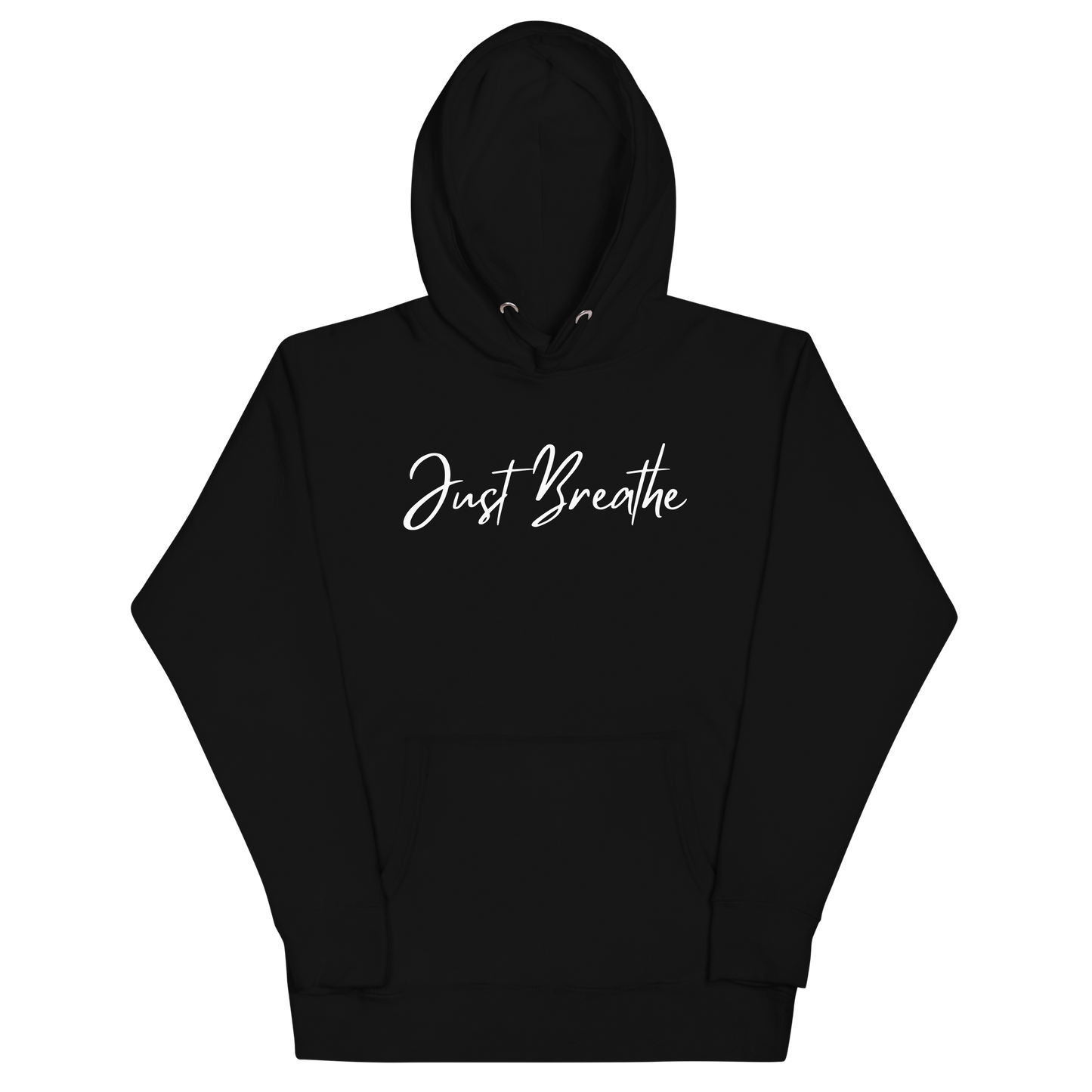 Just Breathe Hoodie Sweatshirt. Unisex Hoodie