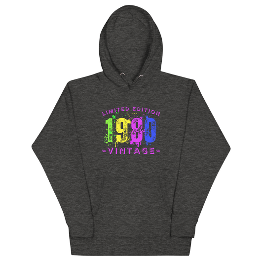 1980 Vintage Unisex Hoodie Sweatshirt