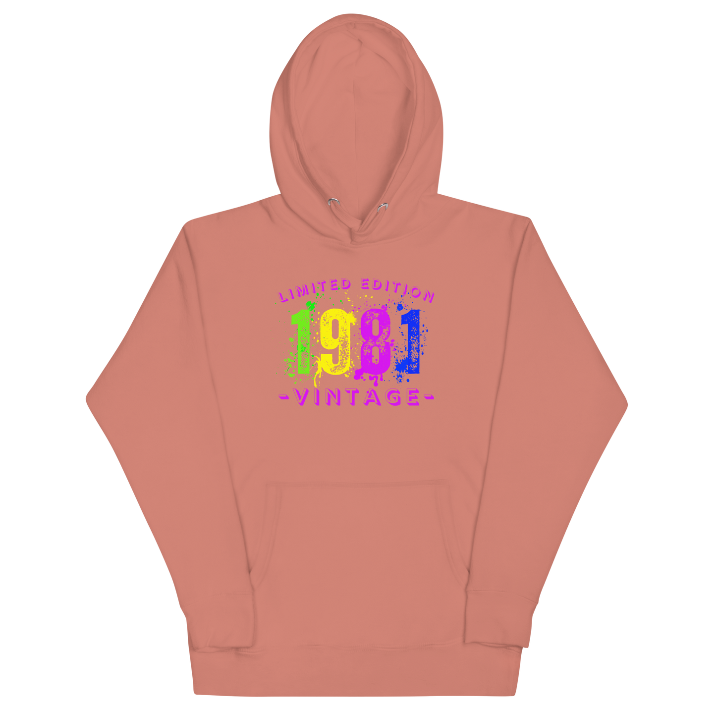 1981 Limited Edition, Vintage Unisex Hoodie Sweatshirt. A nod to nostalgia.
