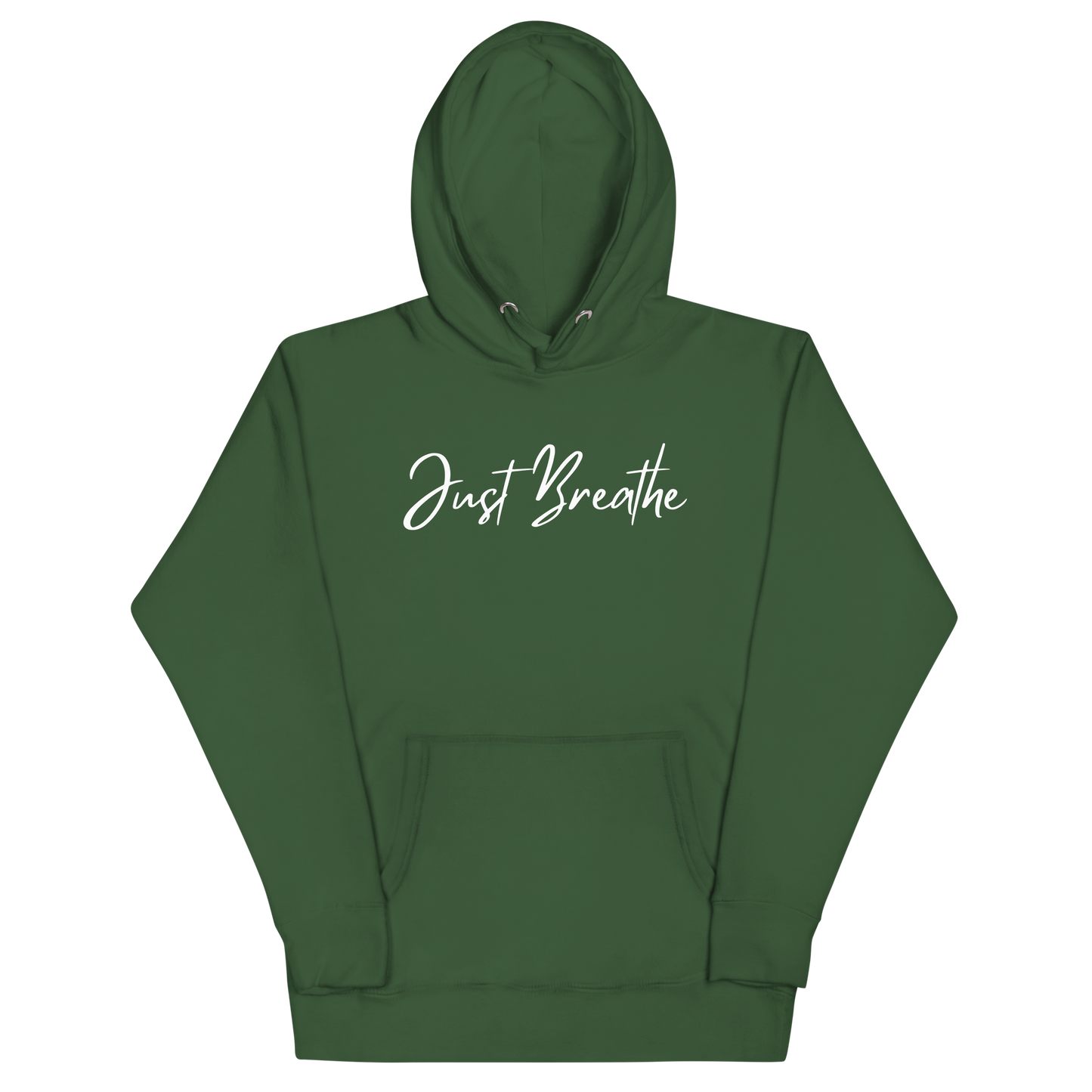 Just Breathe Hoodie Sweatshirt. Unisex Hoodie