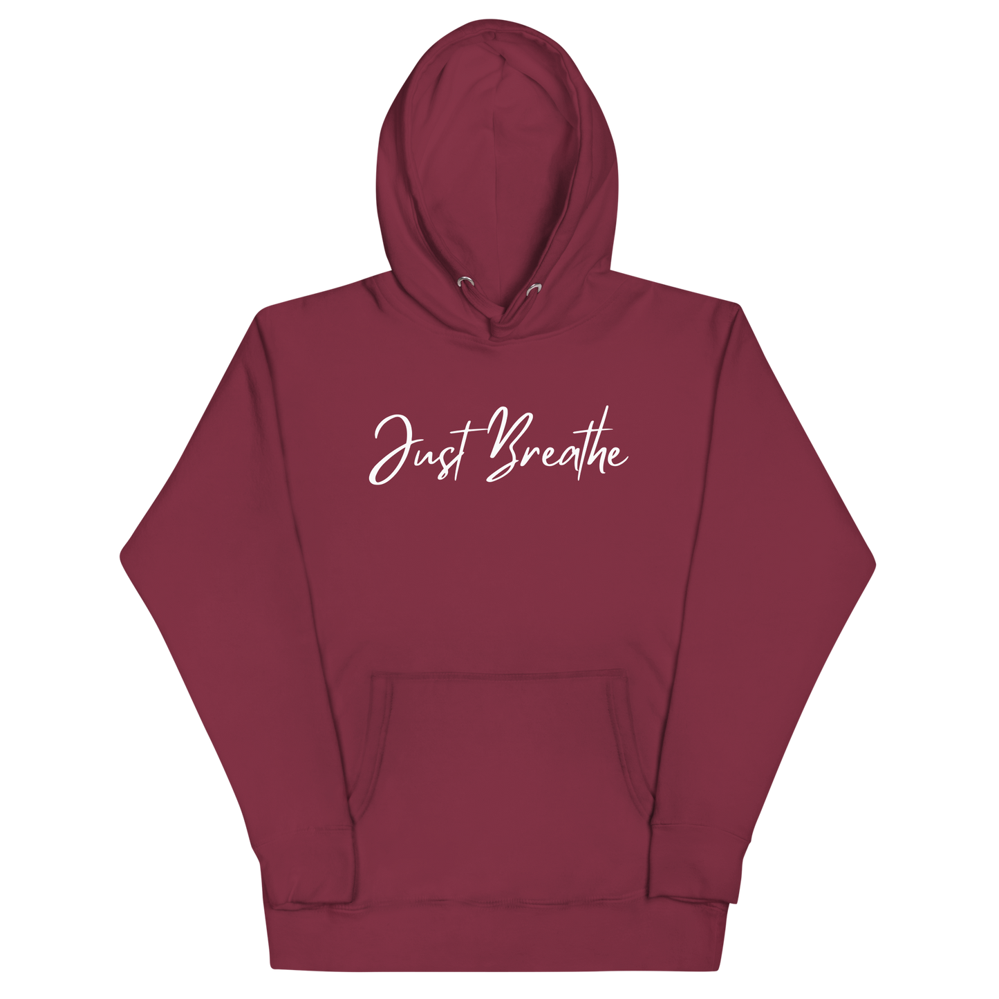 Just Breathe Hoodie Sweatshirt. Unisex Hoodie