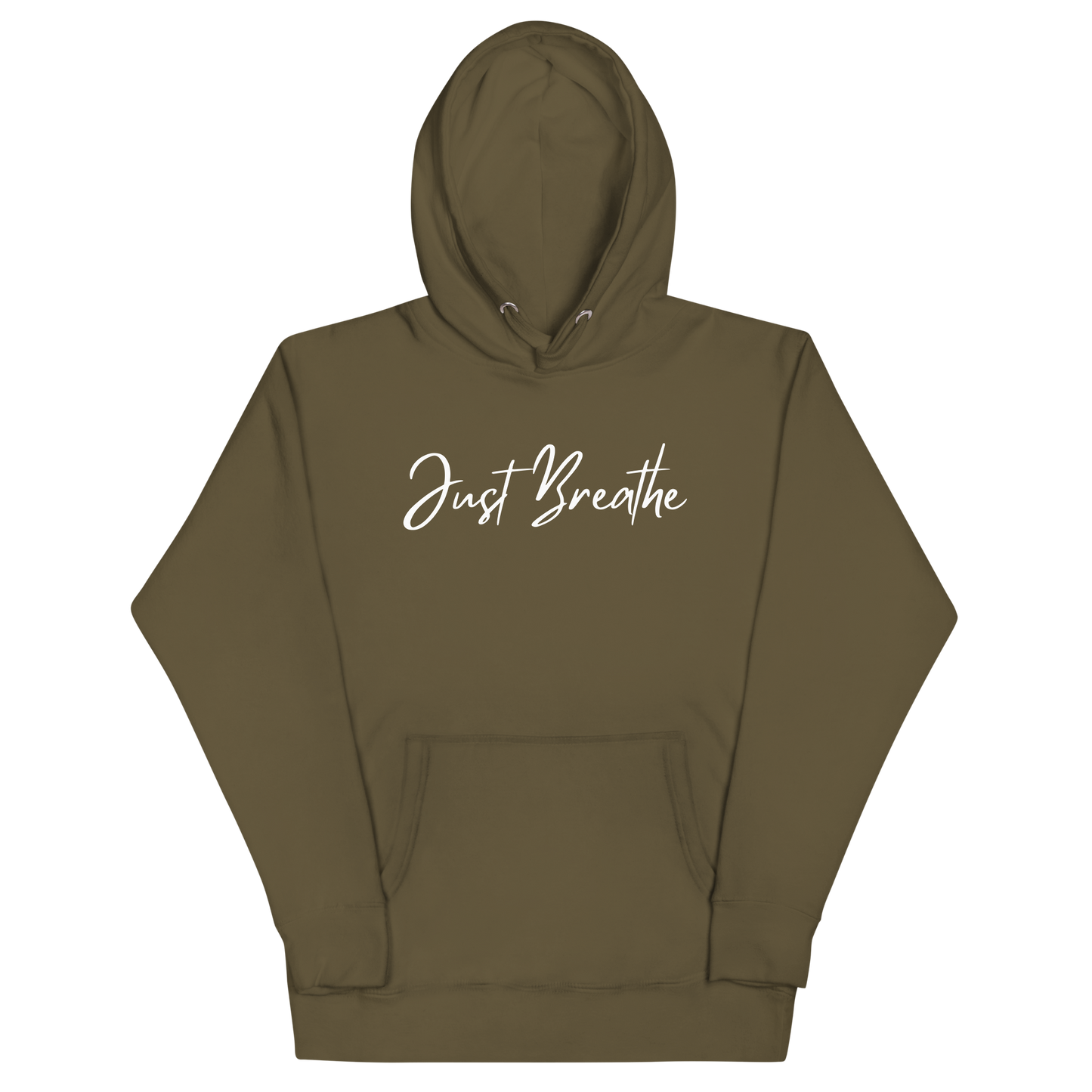 Just Breathe Hoodie Sweatshirt. Unisex Hoodie