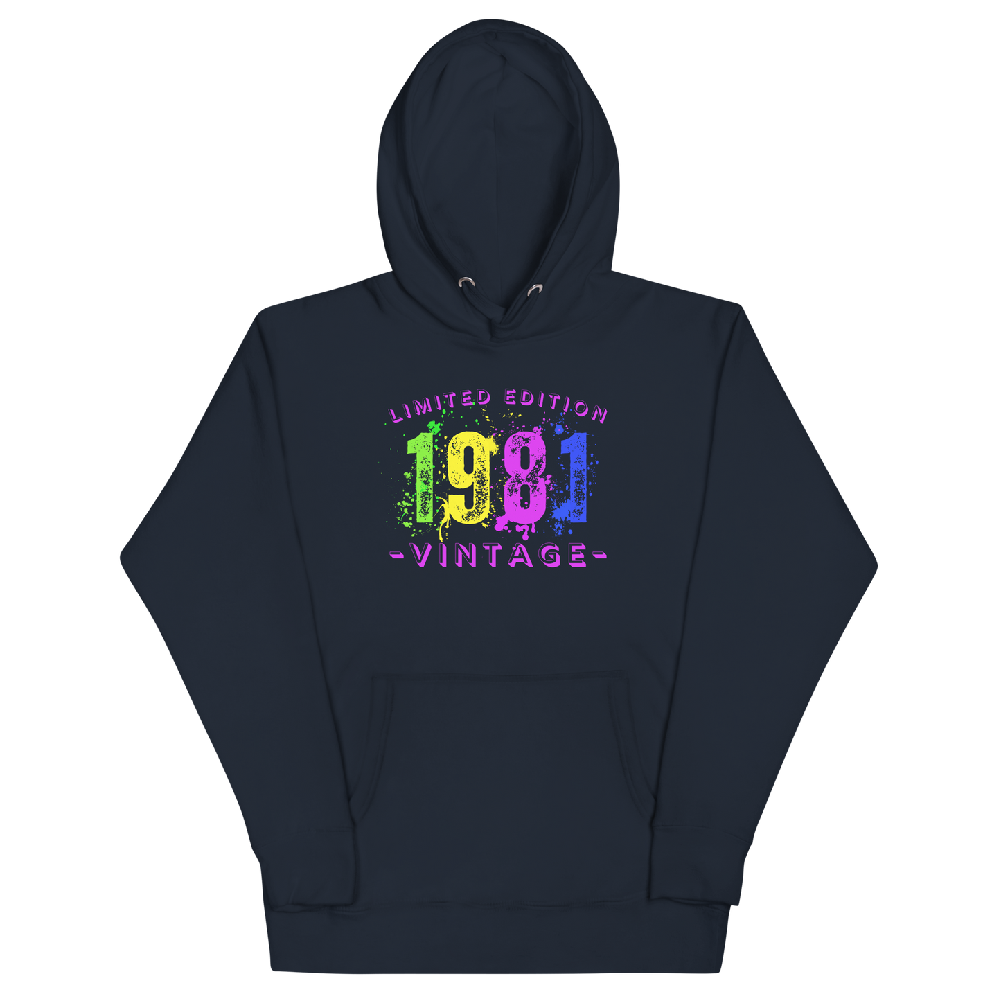 1981 Limited Edition, Vintage Unisex Hoodie Sweatshirt. A nod to nostalgia.