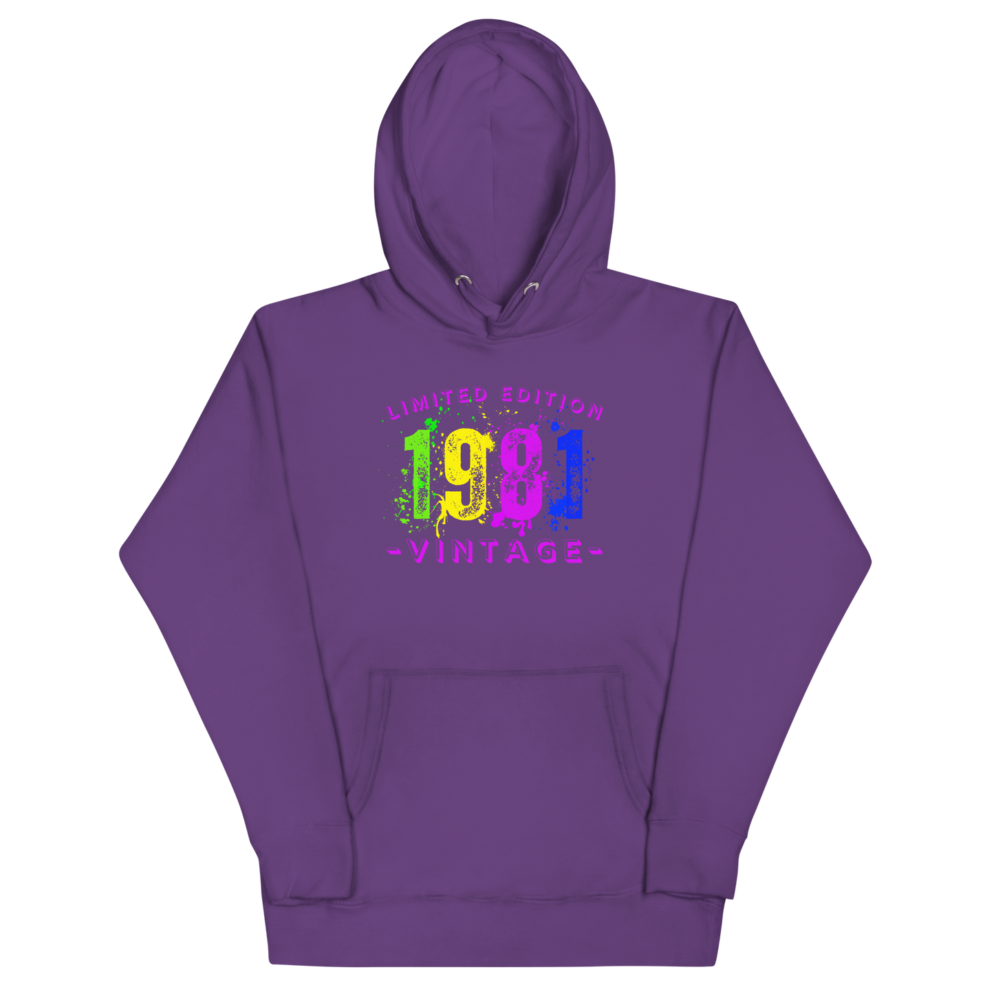 1981 Limited Edition, Vintage Unisex Hoodie Sweatshirt. A nod to nostalgia.