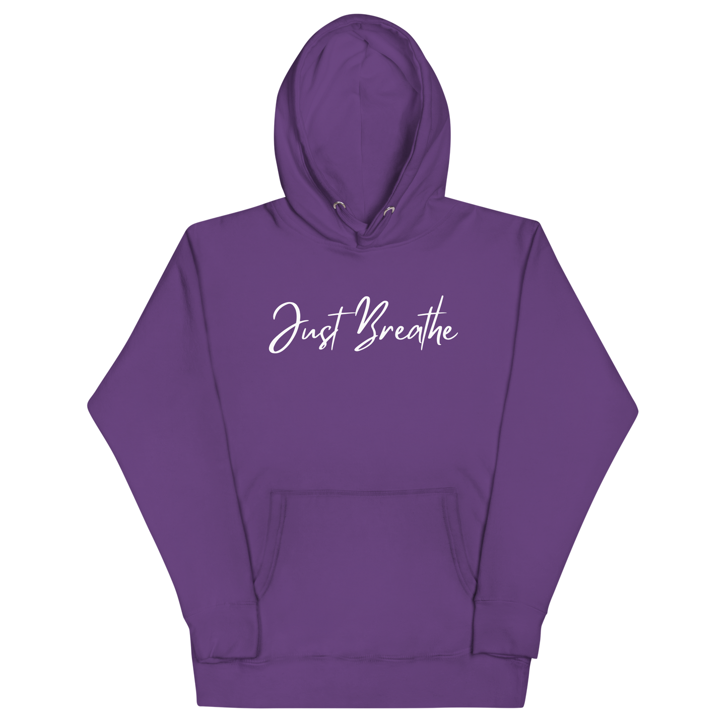 Just Breathe Hoodie Sweatshirt. Unisex Hoodie