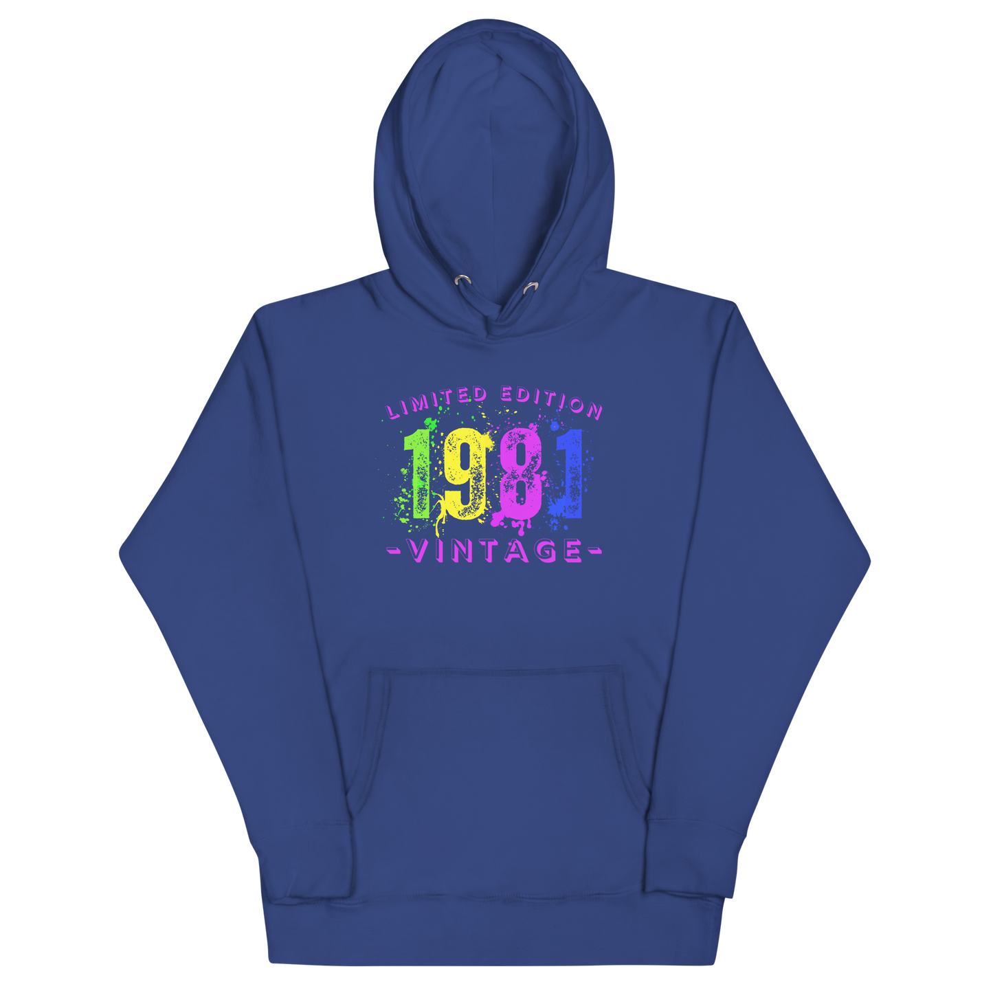 1981 Limited Edition, Vintage Unisex Hoodie Sweatshirt. A nod to nostalgia.