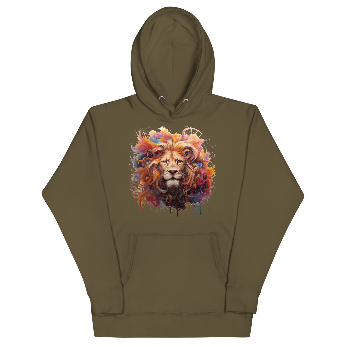 Mystical Lion Abstract. Unisex Hoodie