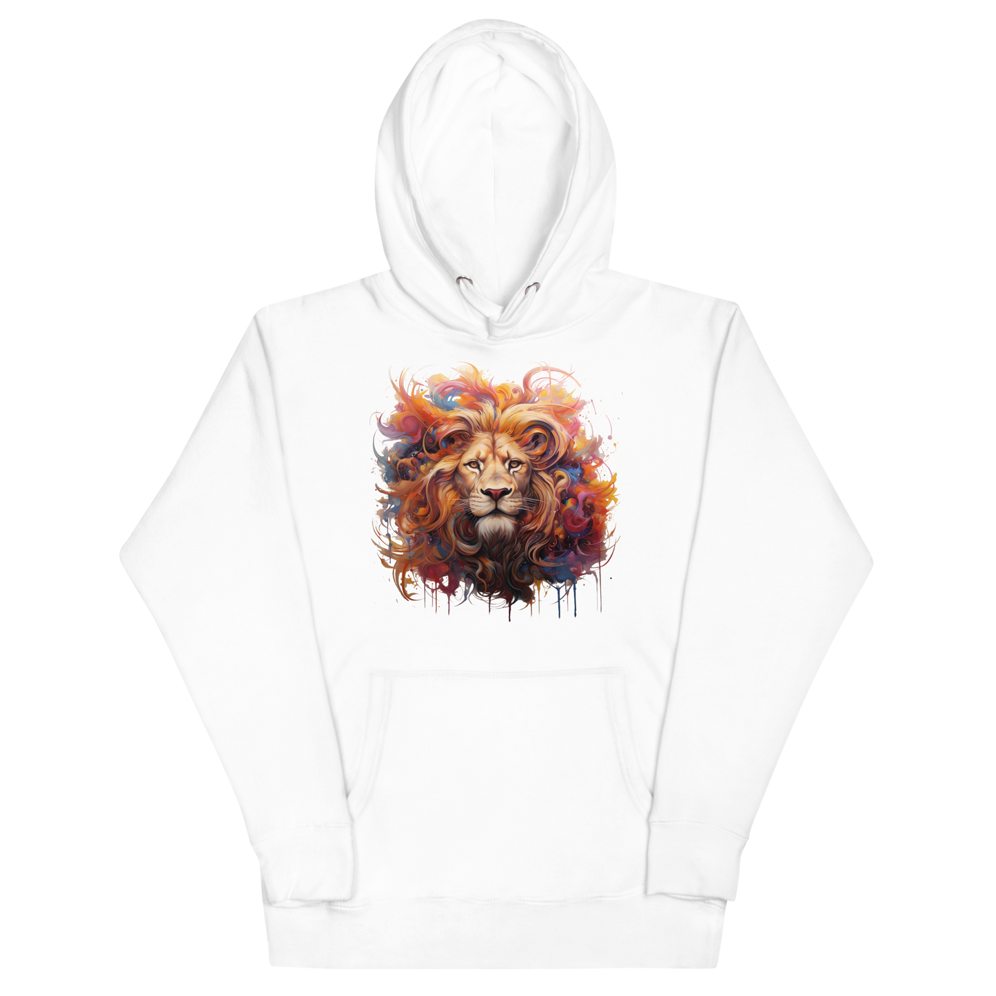 Mystical Lion Abstract. Unisex Hoodie