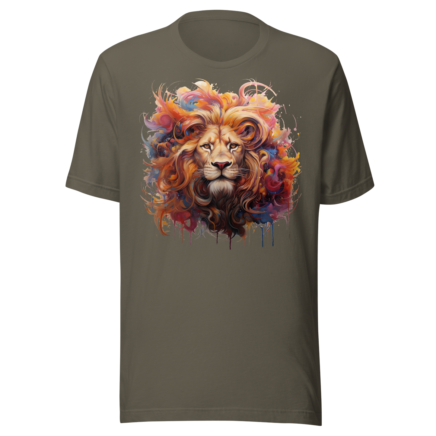 Mystical Lion Abstract. Unisex t-shirt