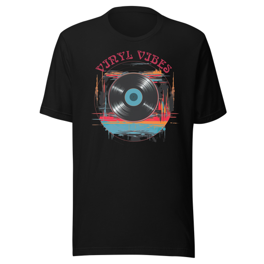 Vinyl Vibes Classic. Unisex T-shirt