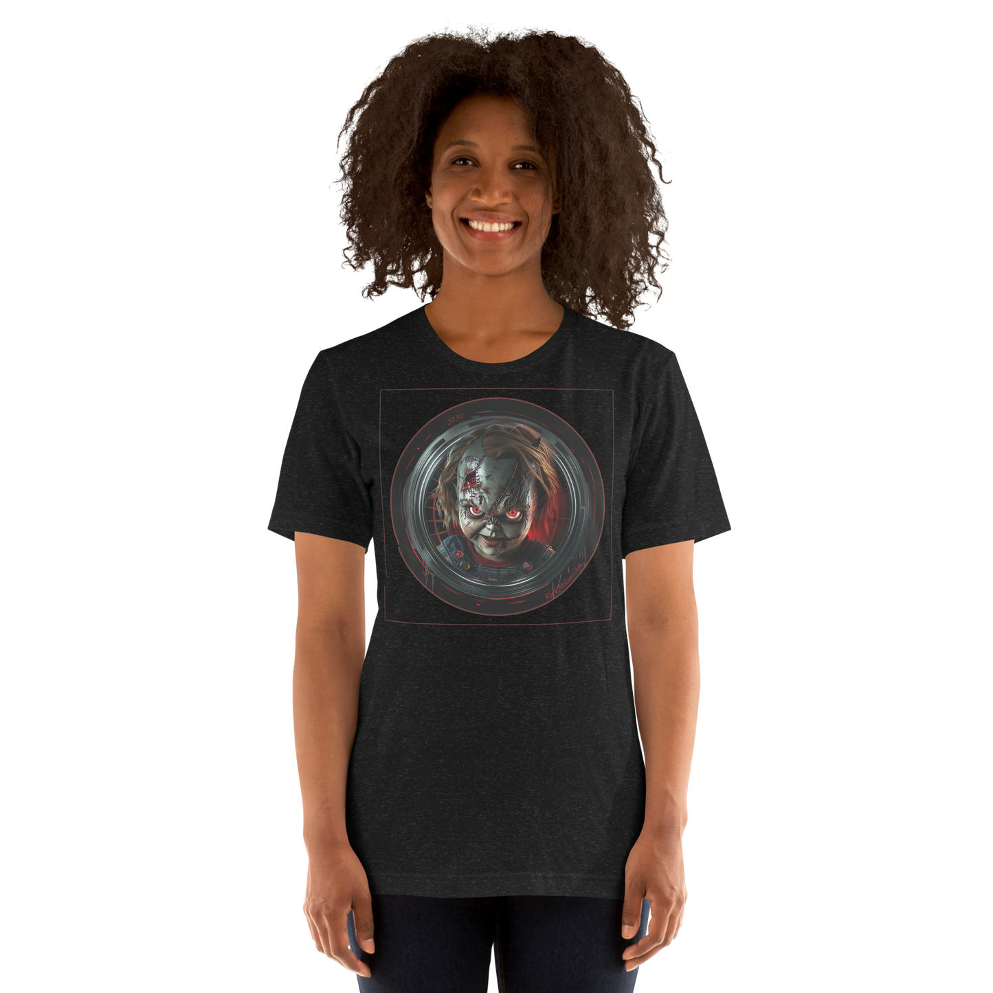 Chucky 2030 | Futuristic Horror Art Unisex t-shirt