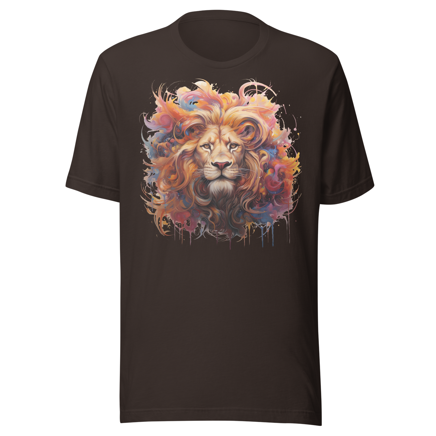 Mystical Lion Abstract. Unisex t-shirt