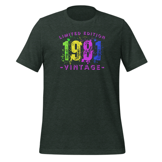 1981 Vintage Unisex T-Shirt