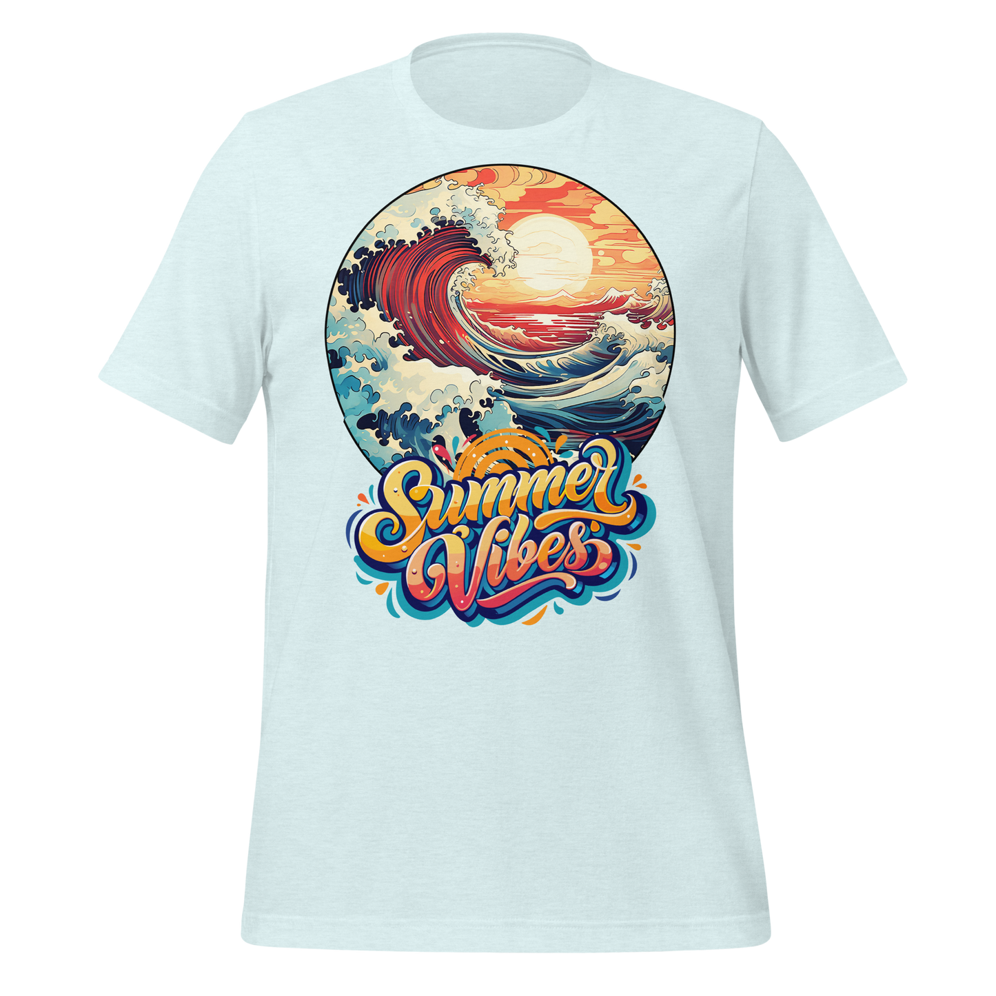 Summer Vibes Wave Unisex t-shirt