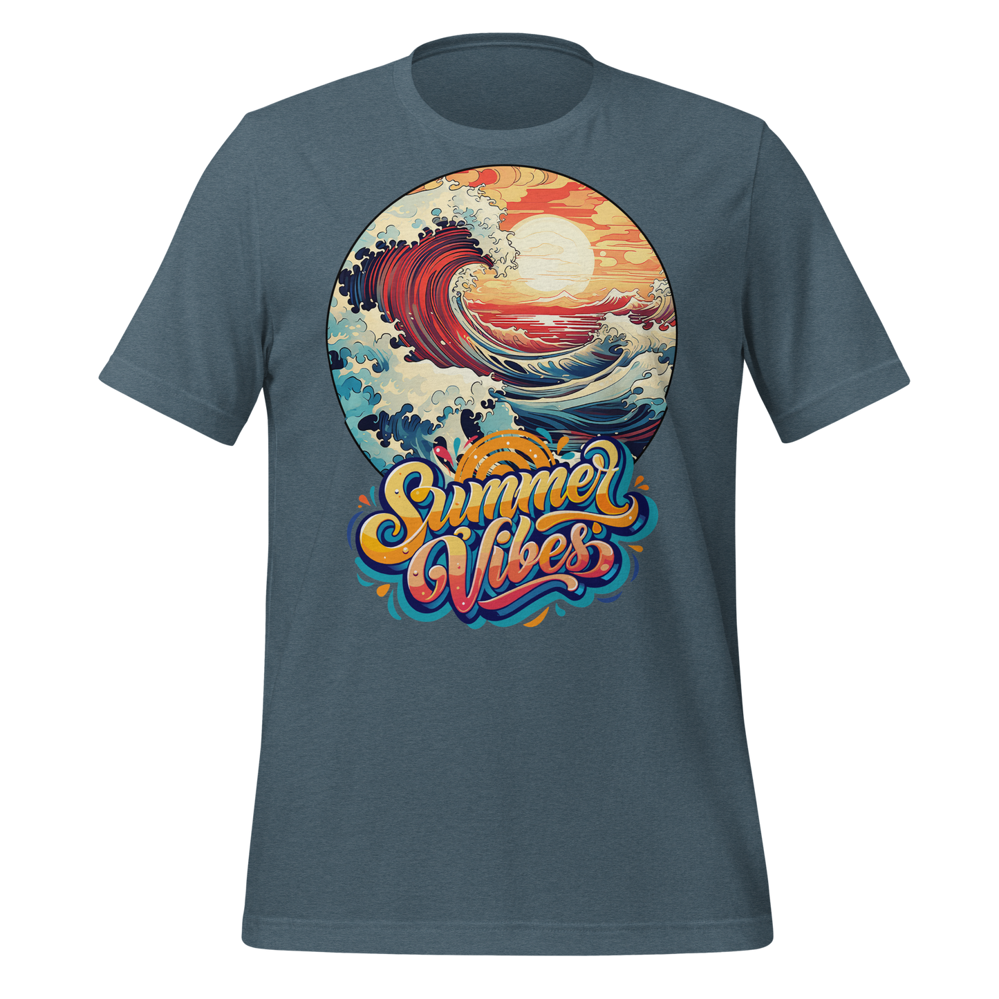 Summer Vibes Wave Unisex t-shirt