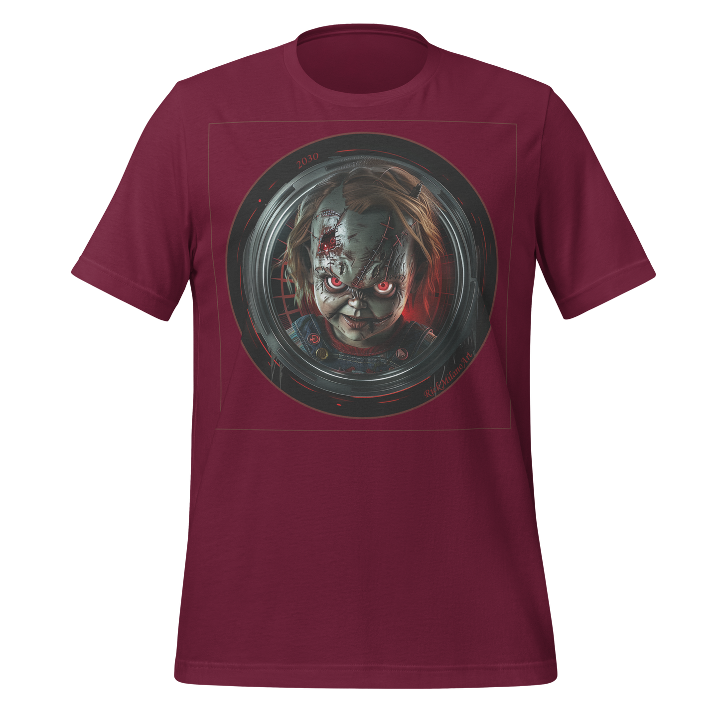 Chucky 2030 | Futuristic Horror Art Unisex t-shirt