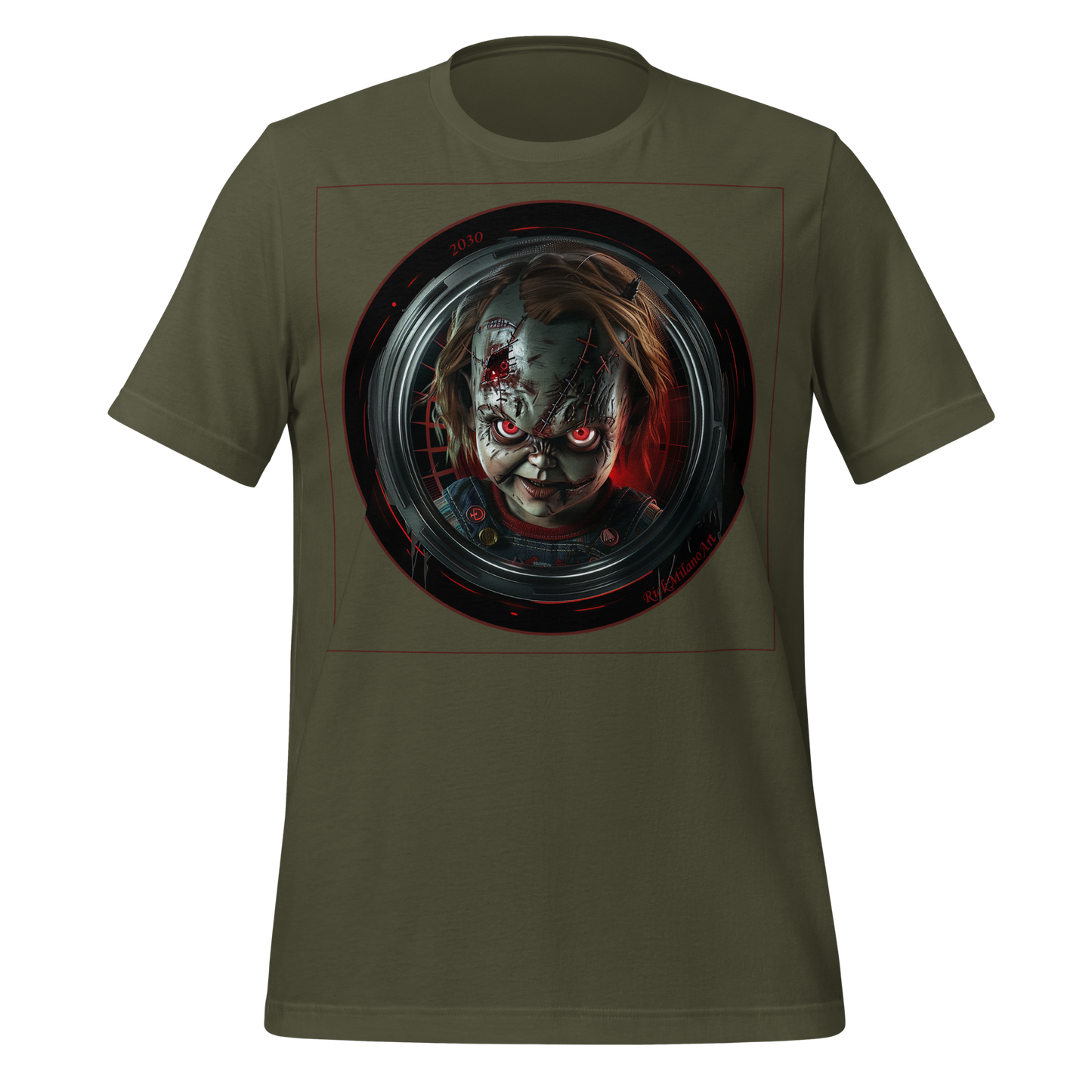 Chucky 2030 | Futuristic Horror Art Unisex t-shirt