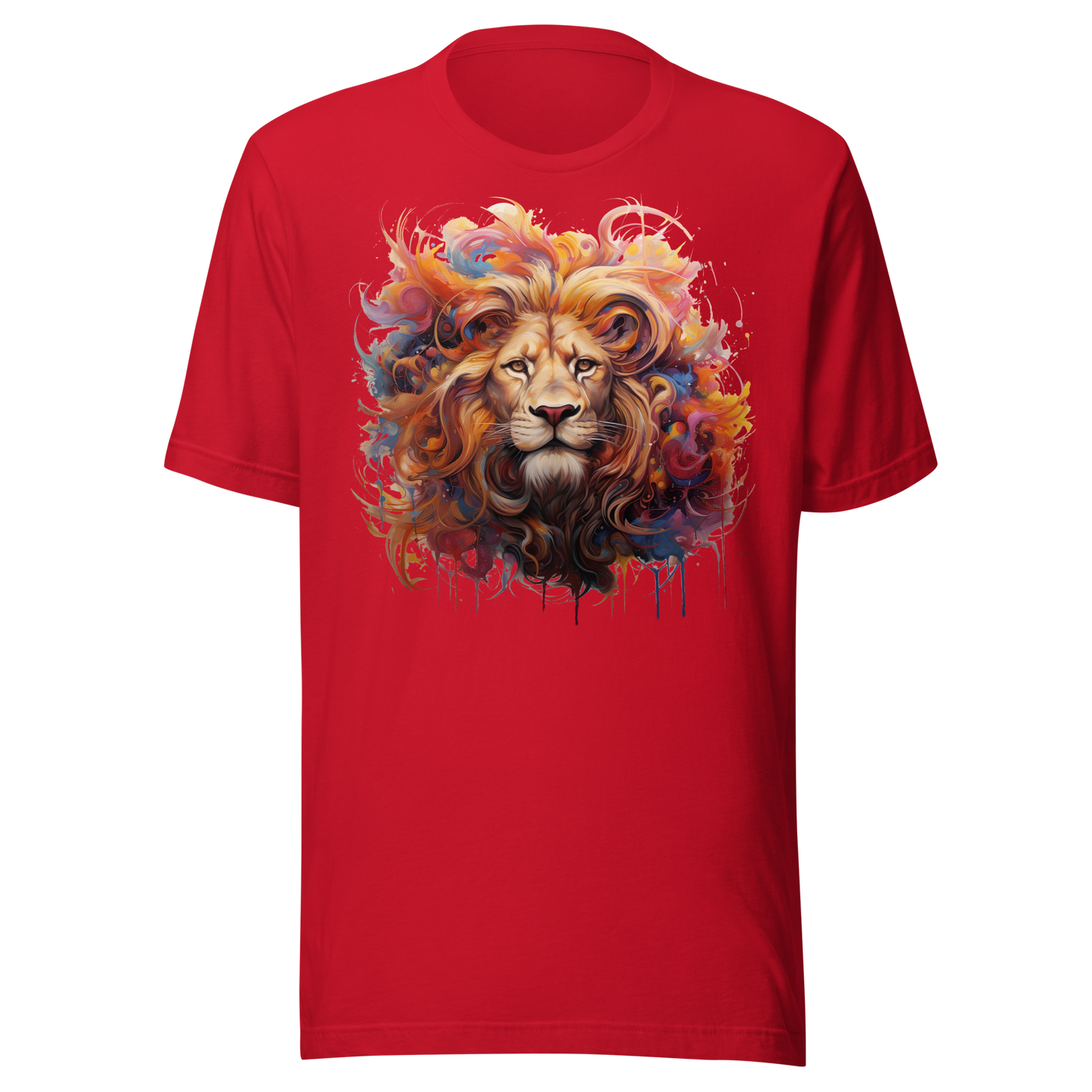 Mystical Lion Abstract. Unisex t-shirt