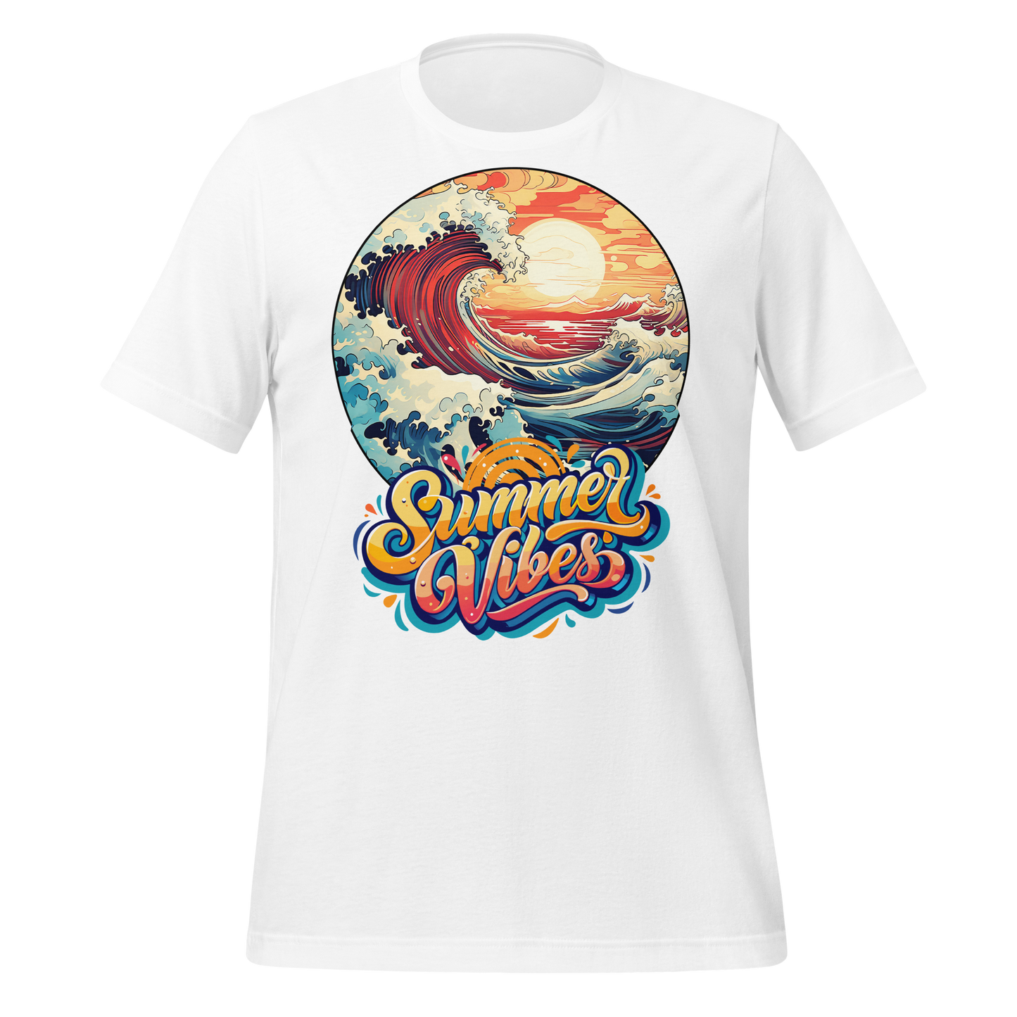 Summer Vibes Wave Unisex t-shirt