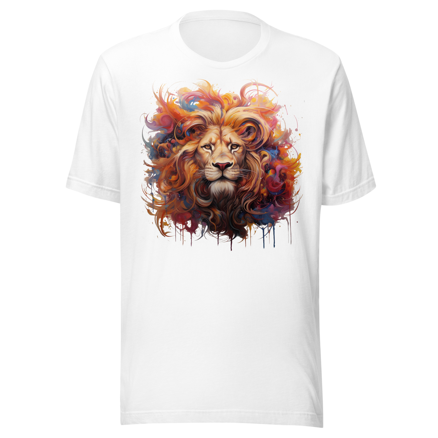 Mystical Lion Abstract. Unisex t-shirt