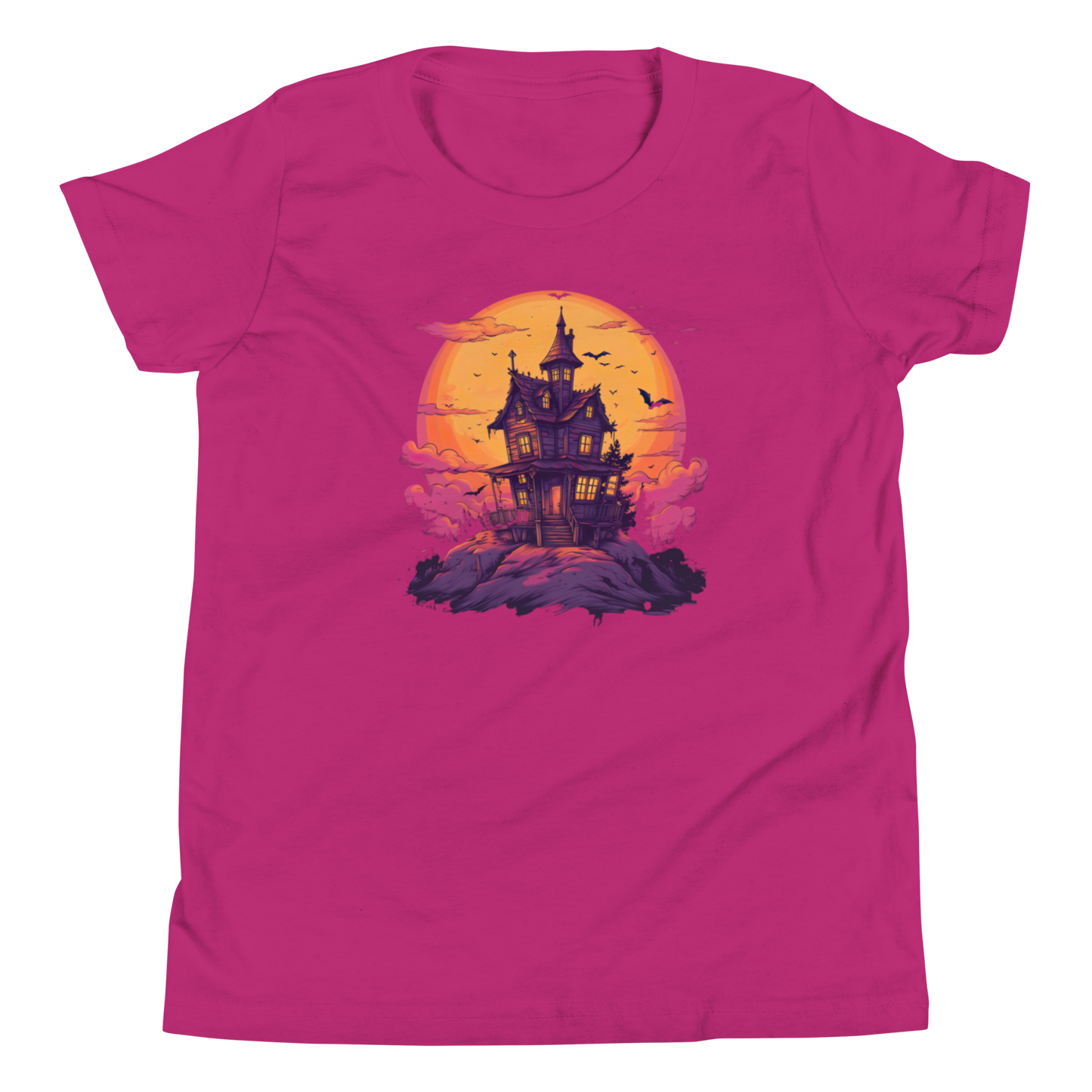 Haunted House. Youth Short Sleeve T-Shirt
