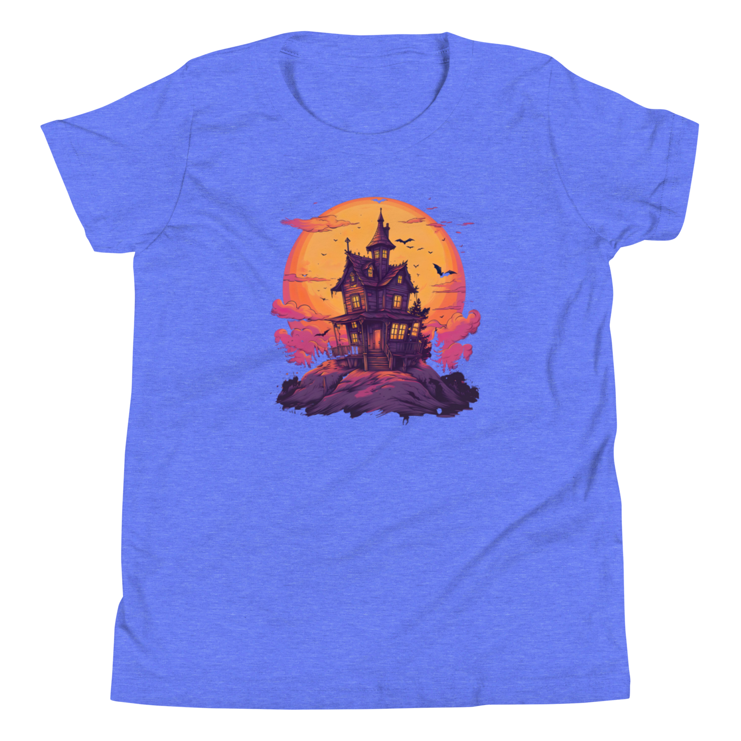 Haunted House. Youth Short Sleeve T-Shirt